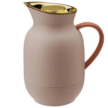 Vakuový džbán AMPHORA 1 l, 24 cm, broskvová, plast, Stelton