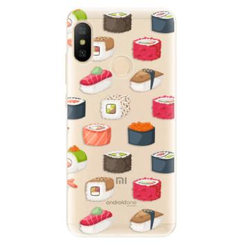 Odolné silikonové pouzdro iSaprio - Sushi Pattern - Xiaomi Mi A2 Lite