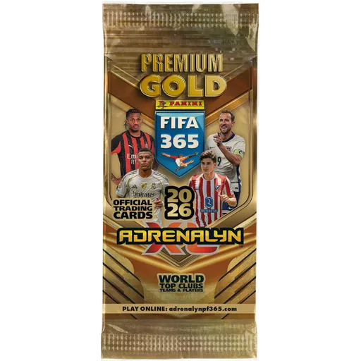 Panini FIFA 365 2025-2026 Adrenalyn karty Gold packet