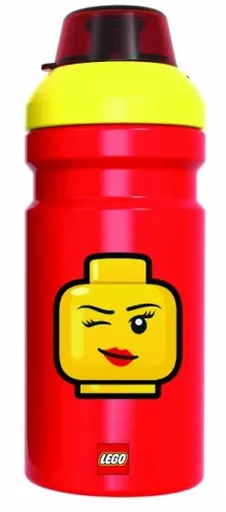 LEGO ICONIC Girl láhev na pití - žlutá/červená