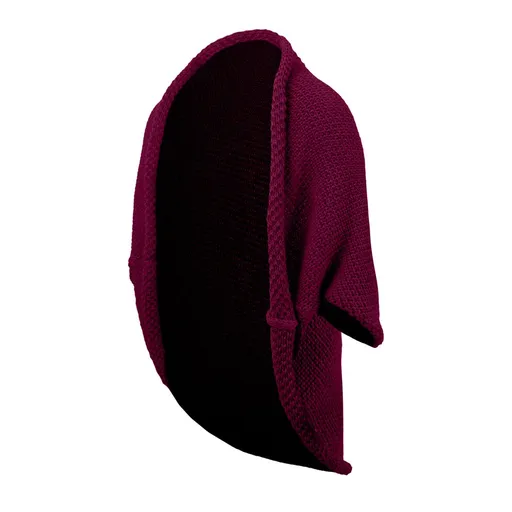 Bontis Pletený kardigan s variabilní délkou - Švestková | uni