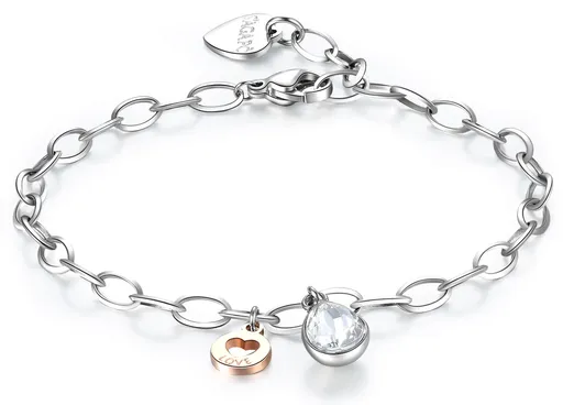 S'Agapõ Náramek s přívěsky Lucky Light SKT19