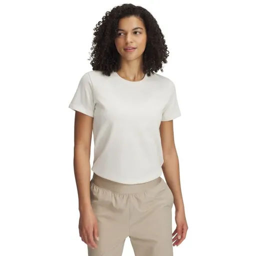 Under Armour HWT BRANDED CORE Dámské tričko, béžová, velikost