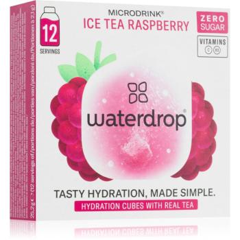 Waterdrop Microdrink Ice Tea nápoj s vitamínem C a B3 příchuť Raspberry 12 ks