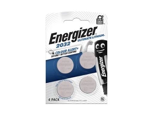 Baterie CR2032 ENERGIZER Ultimate lithiová 4ks / blistr -30°C
