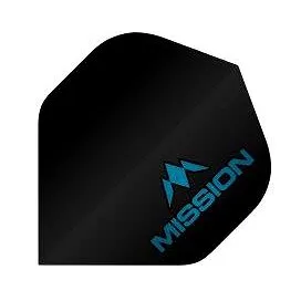 Mission Letky Logo - Black/Blue F2503 (216506)