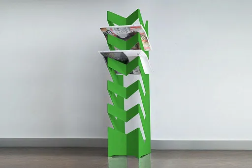 Radius design cologne Držák na noviny a časopisy RADIUS DESIGN (NEWS-BODEN grün 528E) zelený