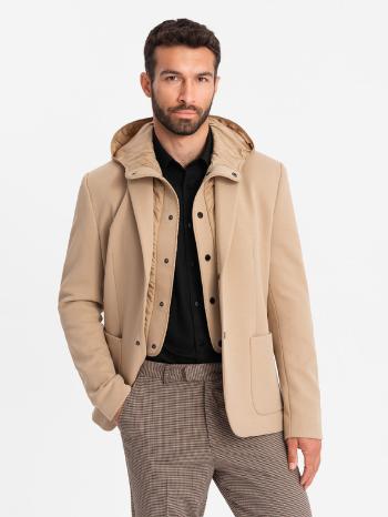 Ombre Clothing Sako Hnědá