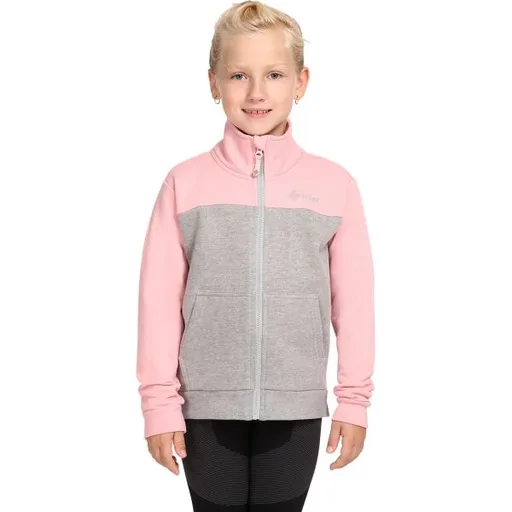KILPI HALI Dívčí mikina, růžová, velikost