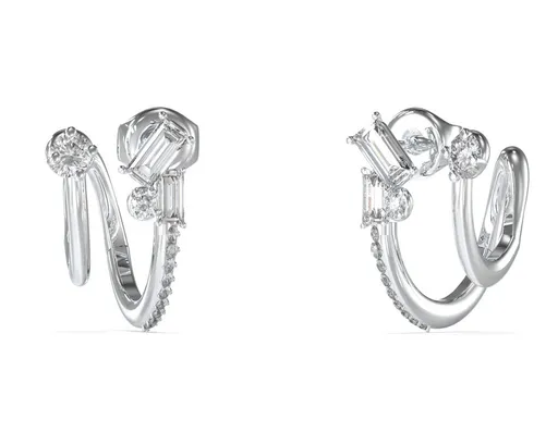 Guess Originální náušnice s krystaly a zirkony Chandelier JUBE05360JWRHT/U