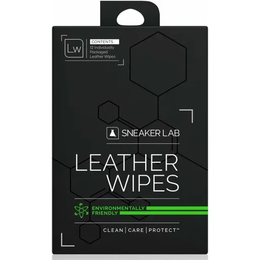 SNEAKER LAB LEATHER WIPES 12 PACK Čisticí ubrousky na kožené boty, bílá, velikost