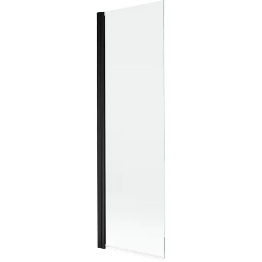MEXEN MIST vanová zástěna 70x150 cm 6mm 1-s, černá, čirá 8A9-070-001-70-00