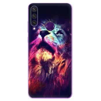 Odolné silikonové pouzdro iSaprio - Lion in Colors - Huawei Y6p