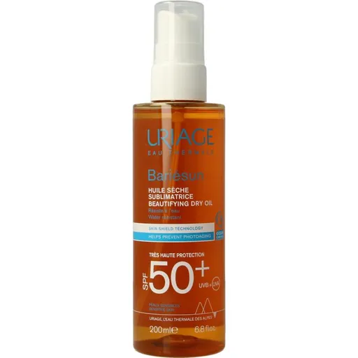 Uriage Suchý olej na opalování SPF 50+ Bariésun (Dry Oil Very High Protection) 200 ml