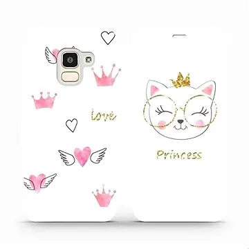 Flipové pouzdro na mobil Samsung Galaxy J6 2018 - MH03S Kočička princess (5903226733507)
