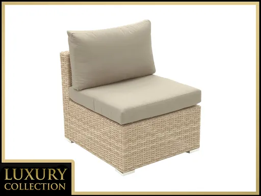 DEOKORK Ratanový středový díl MALIBU (cappuccino)