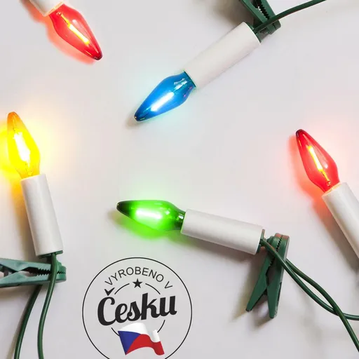 Exihand Prodloužení pro venkovní soupravu LED Filament Felicia barevná SVP-20, zelená kabeláž bez napájení