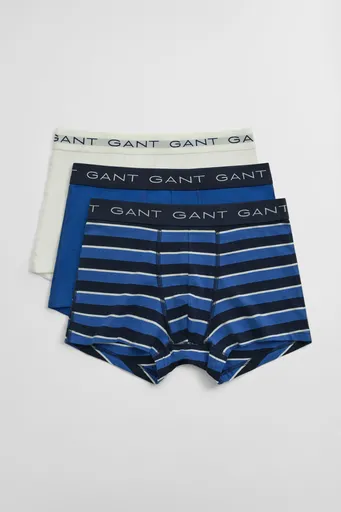 SPODNÍ PRÁDLO GANT MULTISTRIPED TRUNK 3-PACK RICH BLUE