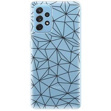 iSaprio Abstract Triangles 03 - black pro Samsung Galaxy A72 (trian03b-TPU3-A72)