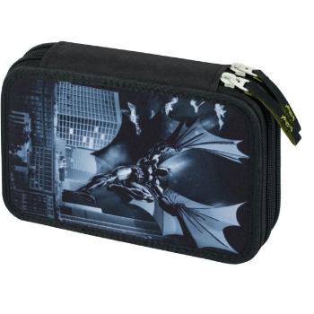 BAAGL DOUBLE CASE BATMAN DARK CITY Školní penál, černá, velikost