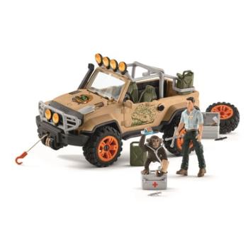 Schleich Terénní vozidlo s navijákem 42410