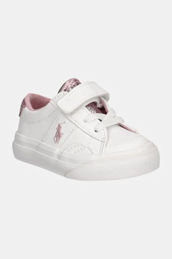 Dětské sneakers boty Polo Ralph Lauren RYLEY PS bílá barva, RL00978110