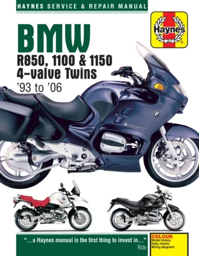 BMW R850, 1100 & 1150 4-valve Twins (93 - 06) Haynes Repair Manual - Haynes Publishing