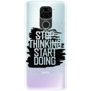 iSaprio Start Doing - black pro Xiaomi Redmi Note 9 (stadob-TPU3-XiNote9)