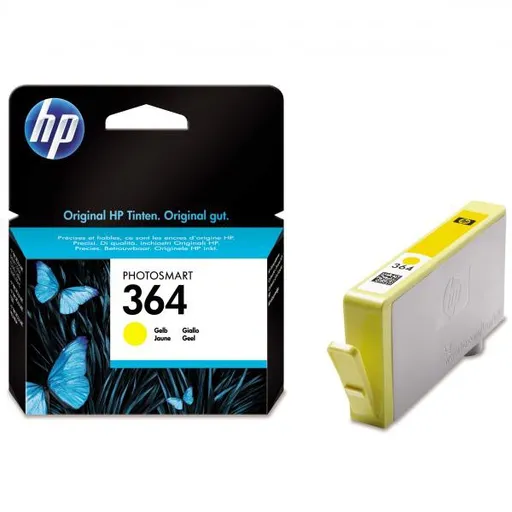 HP CB320EE - originální cartridge HP 364, žlutá, 3ml