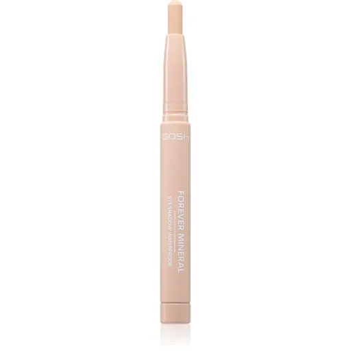 Gosh Forever Mineral Matte dlouhotrvající oční stíny v tužce odstín 011 Matt White 1.4 g