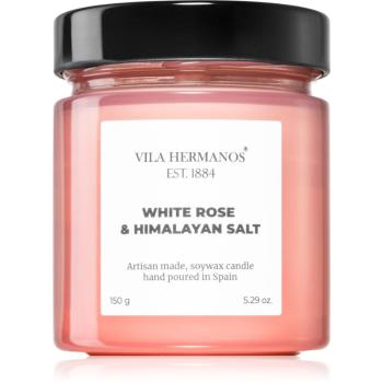 Vila Hermanos Apothecary Rose White Rose & Himalayan Salt vonná svíčka 150 g