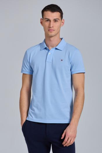 POLOKOŠILE GANT ORIGINAL SLIM PIQUE SS RUGGER CAPRI BLUE