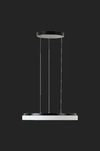 OSMONT CAR66383 CARINA LE2 závěsné skleněné svítidlo černá / bílá IP40 3000 K 46W LED DALI