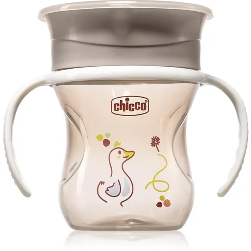 Chicco 360 Perfect X 12m+ tréninkový hrnek s držadly Grey 200 ml