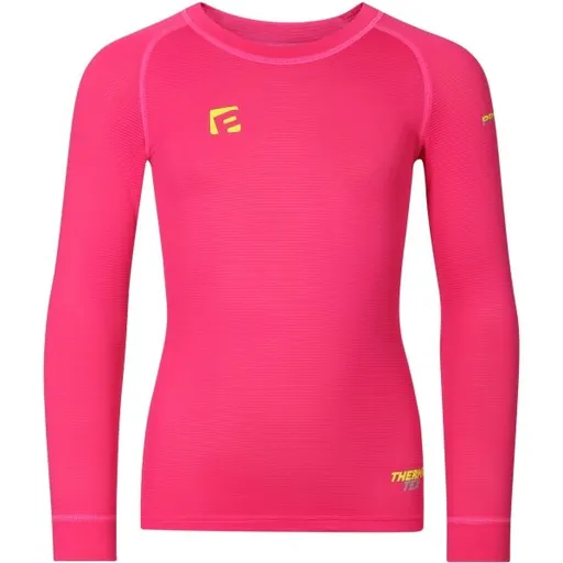 PROGRESS THERMATEX LS Dívčí funkční triko s dlouhým rukávem, růžová, velikost 116-122