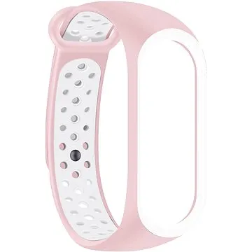 Eternico Sporty pro Xiaomi Mi band 5 / 6 silk pink and white (APW-XMI5SP-SPW)