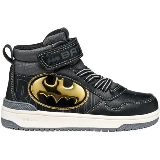 Geox J WASHIBA Chlapecká volnočasová obuv, černá, velikost