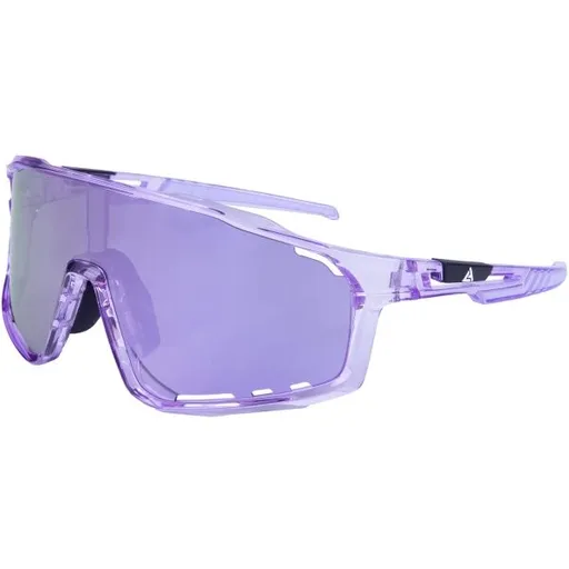 Laceto GLARE Stylové sportovní sluneční brýle, fialová, velikost