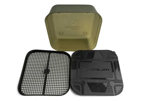 Korum Krabička  Maggot Tub And Riddle - 2PT/1,2l,Korum Krabička  Maggot Tub And Riddle - 2PT/1,2l