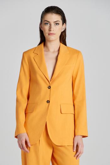 SAKO GANT REG STRETCH LINEN BLAZER MEDAL YELLOW