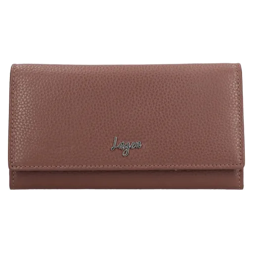 Dámská kožená peněženka Lagen Sandrine - hnědá