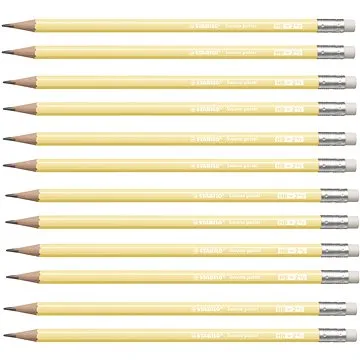 STABILO Swano Pastel HB žlutá, šestihranná - balení 12 ks (4006381553490)