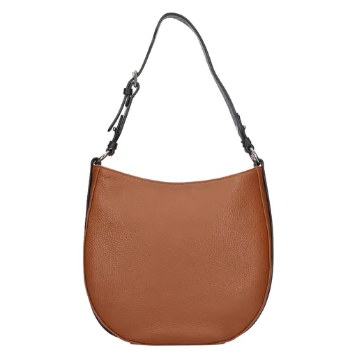 Dámská kožená kabelka Gianní Conti Amanda - hnědo-černá