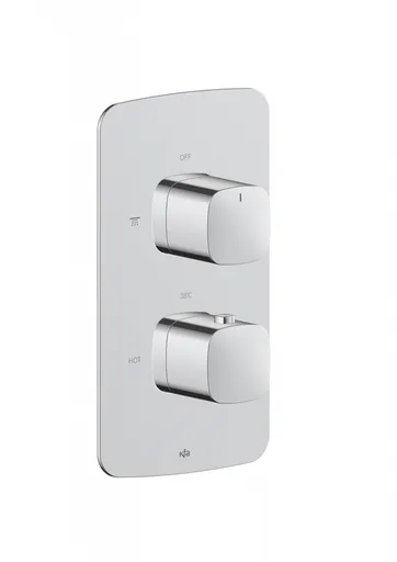 KFA Malaga baterie, termostatická, podomítkový solo, chrom 5759-001-00