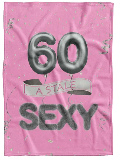 Deka Stále sexy – Růžová (věk: 60, Podšití beránkem: NE)