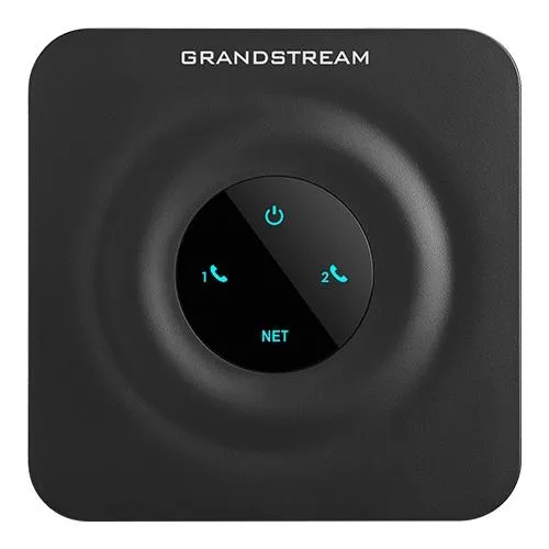 Grandstream HT802 V2 (ATA), 2x FXS, 2 SIP účty, 1x LAN, 3-cestná konf., auto-provisioning