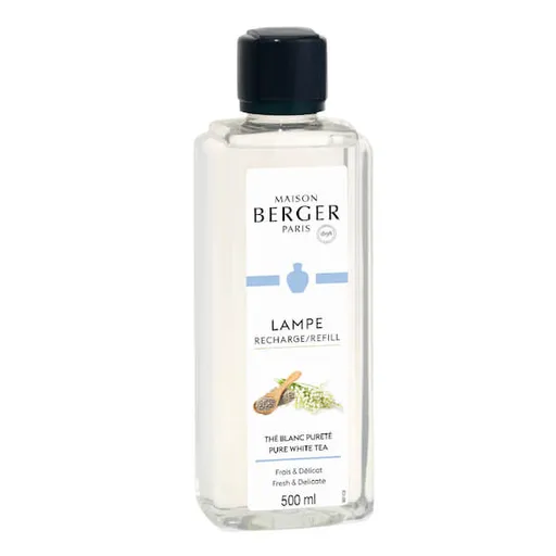 Maison Berger Paris Náplň do katalytické lampy Pure White Tea (Lampe Recharge/Refill) 500 ml