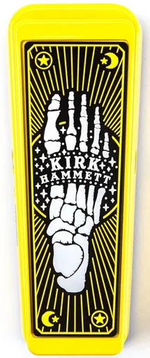 Dunlop Kirk Hammett Cry Baby Wah Yellow Sparkle Edition