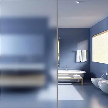 Čistá matná privátní fólie mléčné sklo samolepící 0,9 x 20 m (140896)