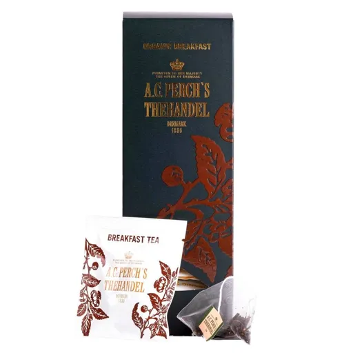 Černý čaj ORGANIC BREAKFAST, 25 čajových sáčků, A.C. Perch's Thehandel